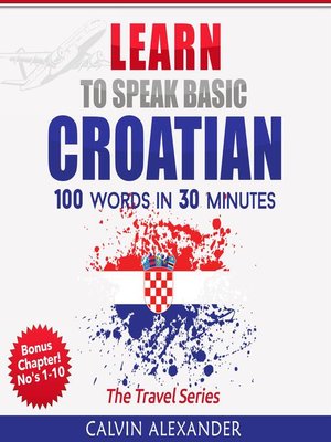 cover image of Learn to Speak Basic Croatian